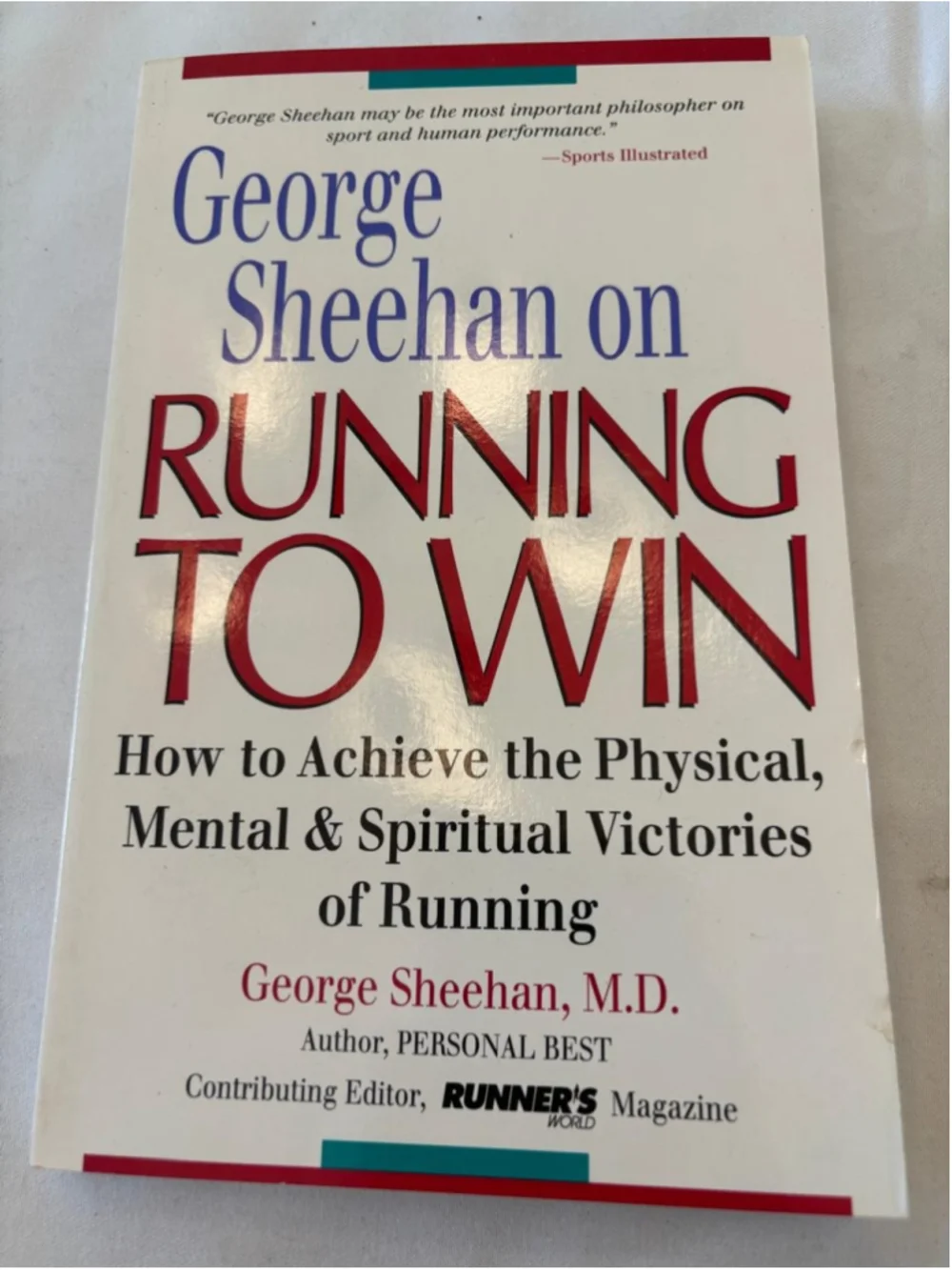 Rodale Press Running to Win Book One Size White Red #E100